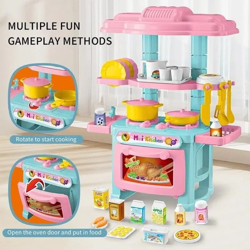 Kids cooking kitchen toy set - kids,