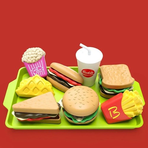 Kids pretend play kitchen - kitchen, food