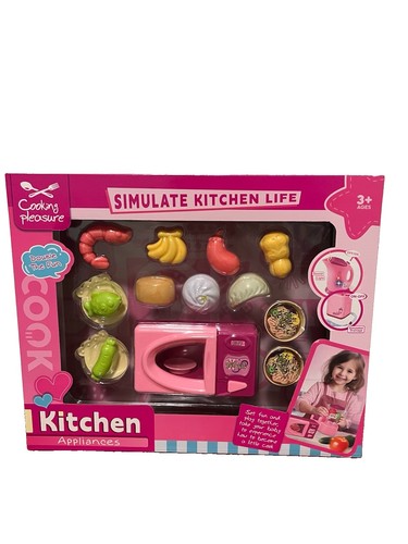 Kids pink microwave toy - kids,