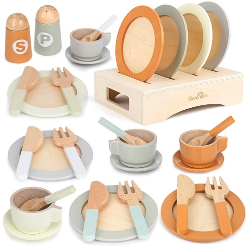 Wooden play food - play, tea