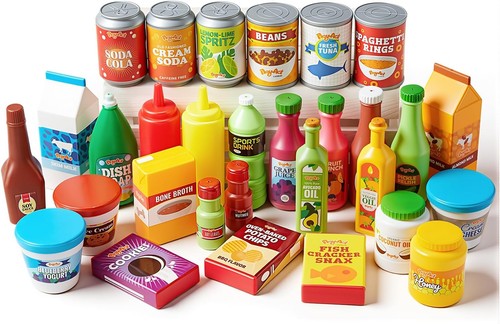 30pcs play food grocery set - 30pcs,