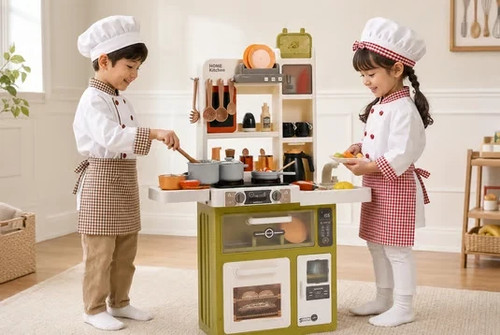 Kidkid play kitchen set - play, no