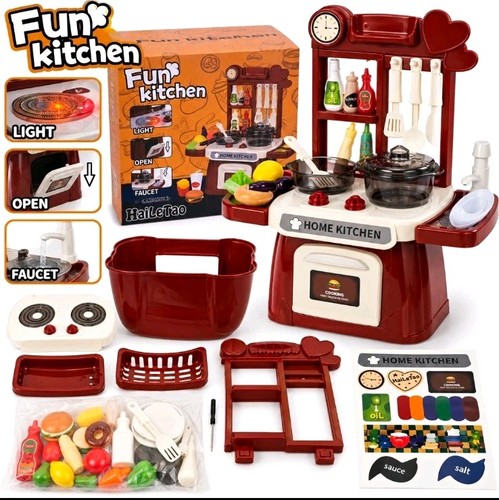 Kids toy kitchen play - toy, set