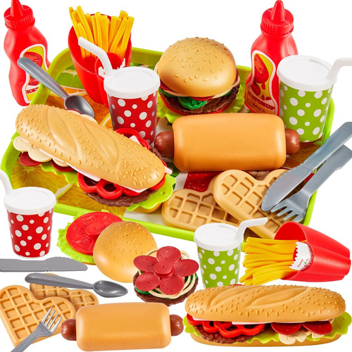 Pretend play kitchen food - play,