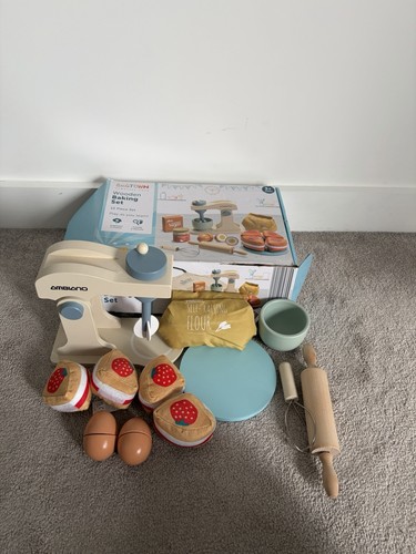 Aldi little town - aldi, wooden
