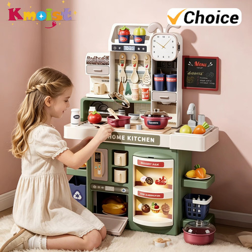Kids kitchen play set toy - play,