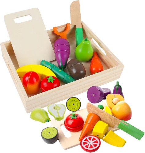 Wooden food toys - toys, play