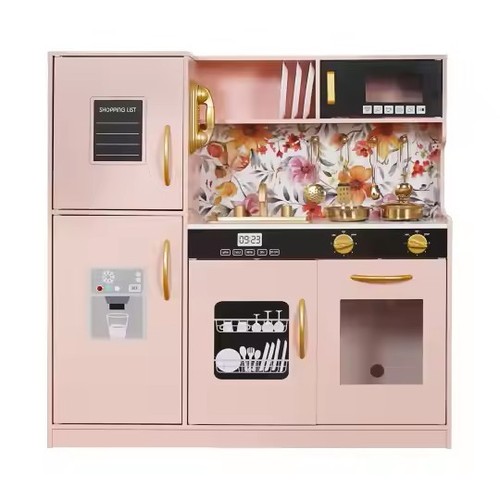 Wooden kids kitchen cooking - kids,